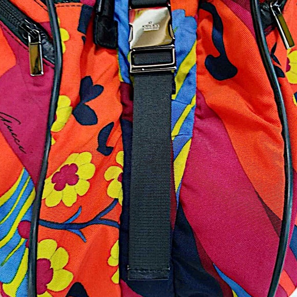 Authentic Gucci Rare Tom Ford Flora Print Backpack - Picture 3 of 9